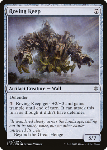 Roving Keep (ELD-228)  Foil - Throne of Eldraine