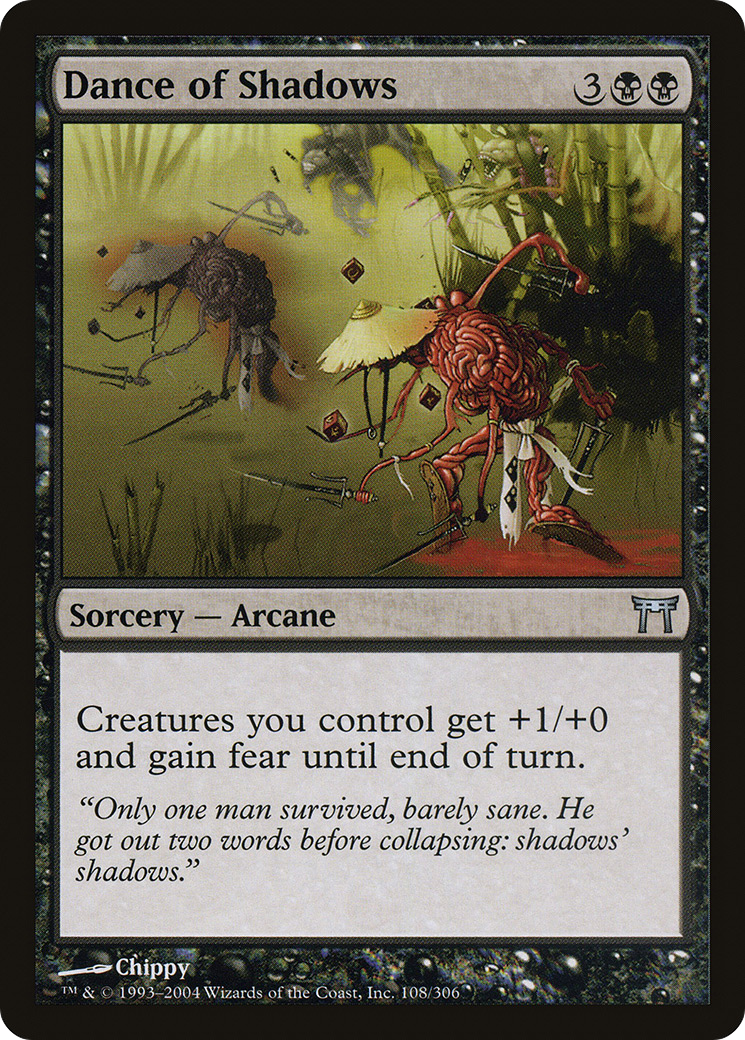 Dance of Shadows (CHK-108)  Foil - Champions of Kamigawa