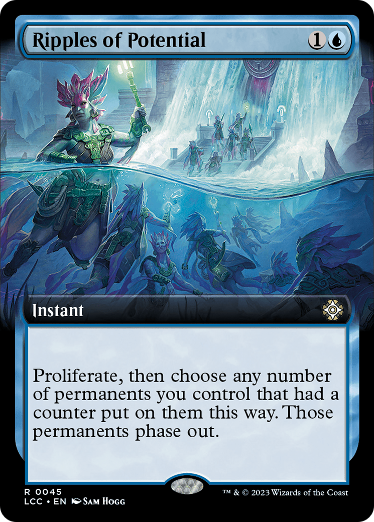 Ripples of Potential (Extended Art) (LCC-045)  - The Lost Caverns of Ixalan Commander: (Extended Art)
