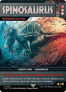 Spinosaurus - Regisaur Alpha (SLD-1393)  - Secret Lair Drop / Spinosaurus (Borderless)