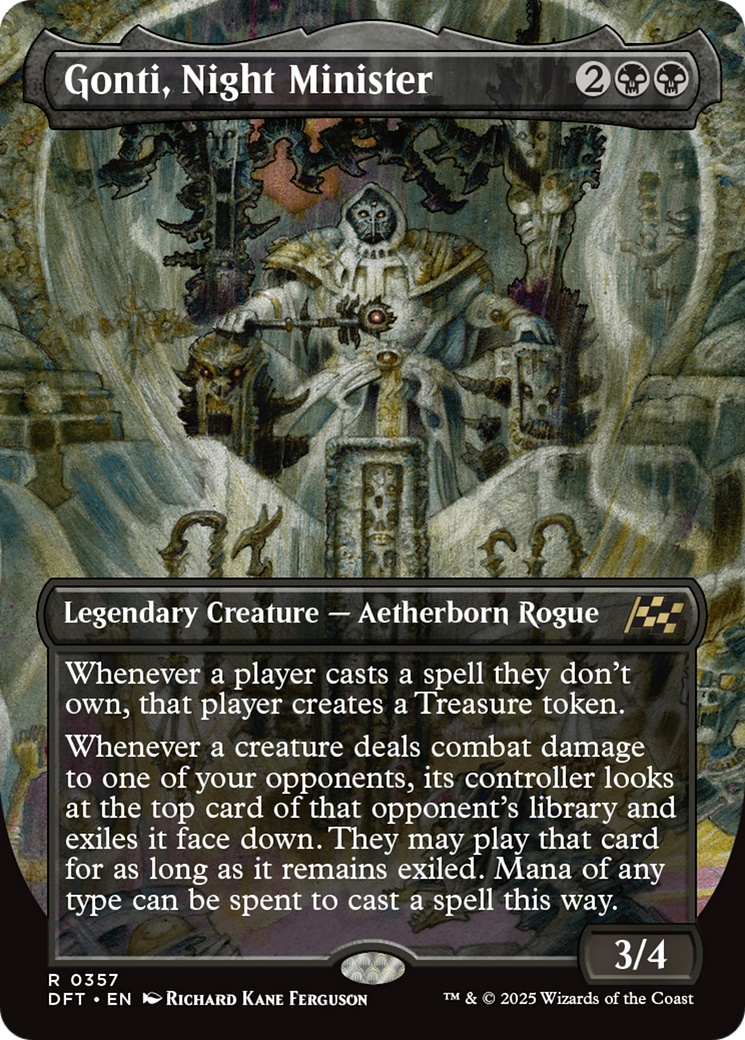 Gonti, Night Minister (Borderless) (DFT-357)  - Aetherdrift