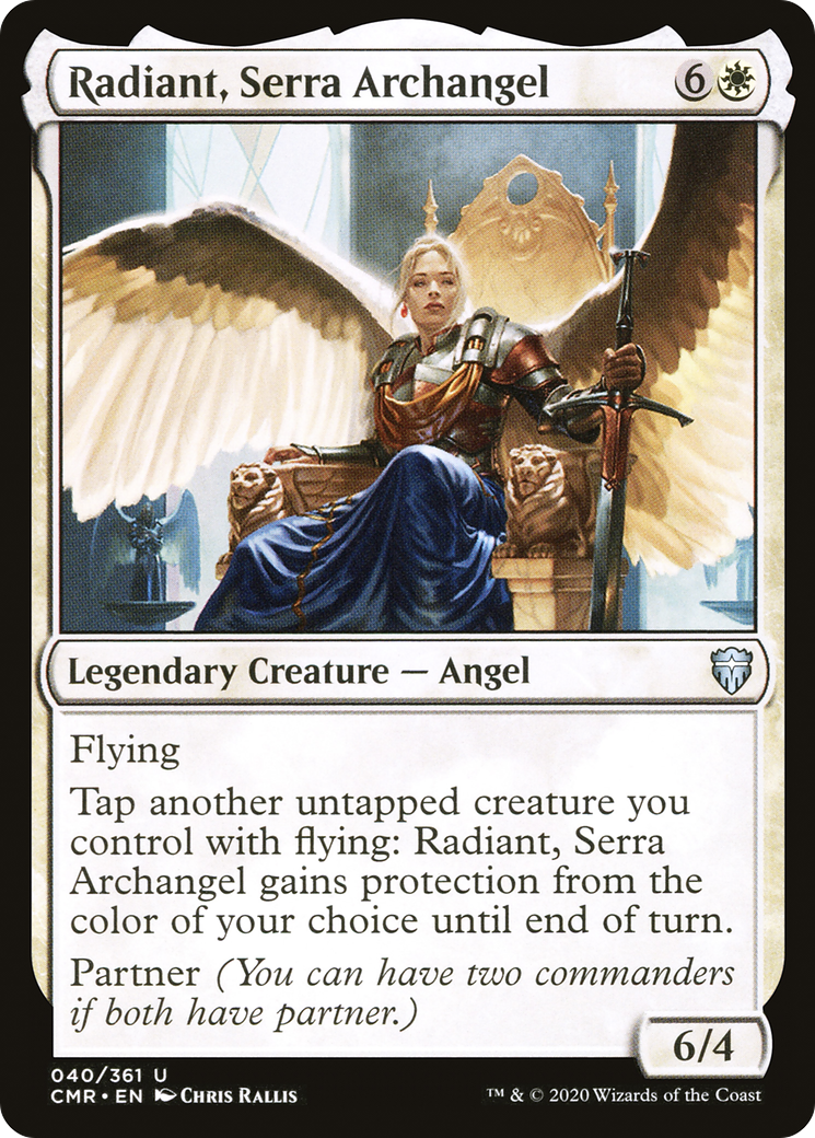 Radiant, Serra Archangel (CMR-040)  - Commander Legends