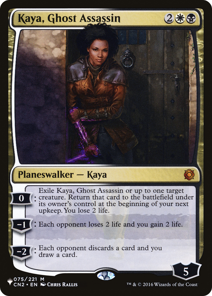Kaya, Ghost Assassin (LIST-CN2-75)  - The List