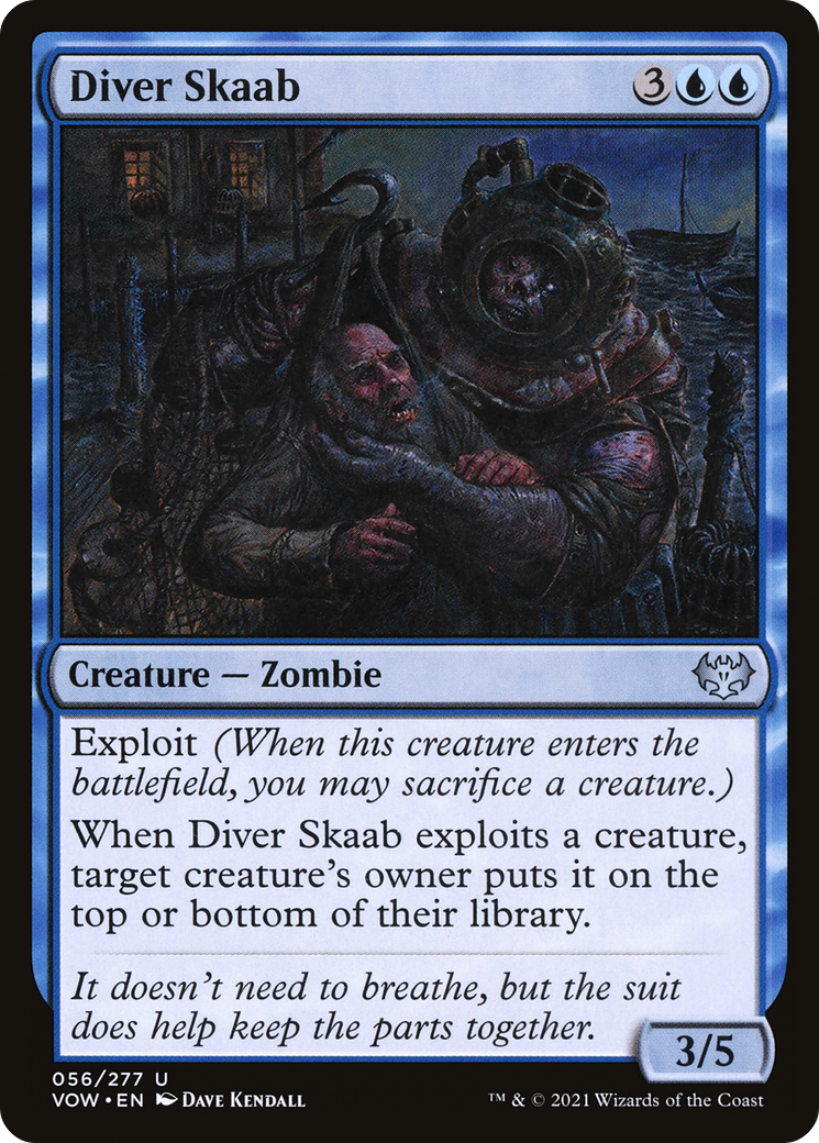 Diver Skaab (VOW-056)  Foil - Innistrad: Crimson Vow