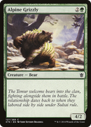 Alpine Grizzly (KTK-127)  Foil - Khans of Tarkir