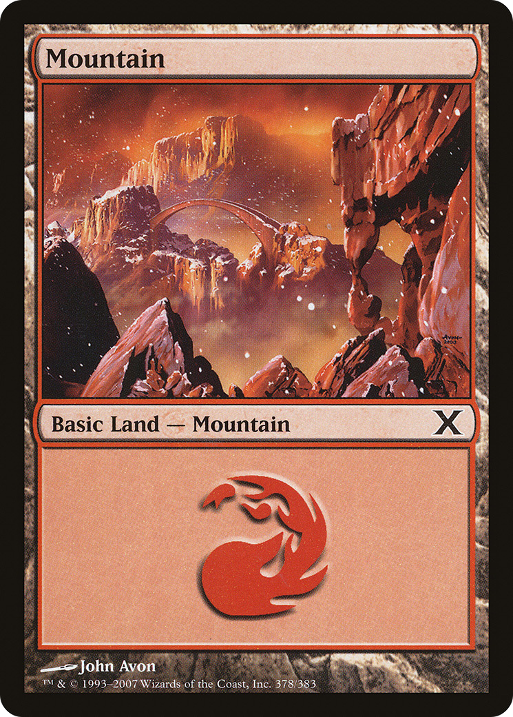 Mountain (378) (10E-378)  - Tenth Edition