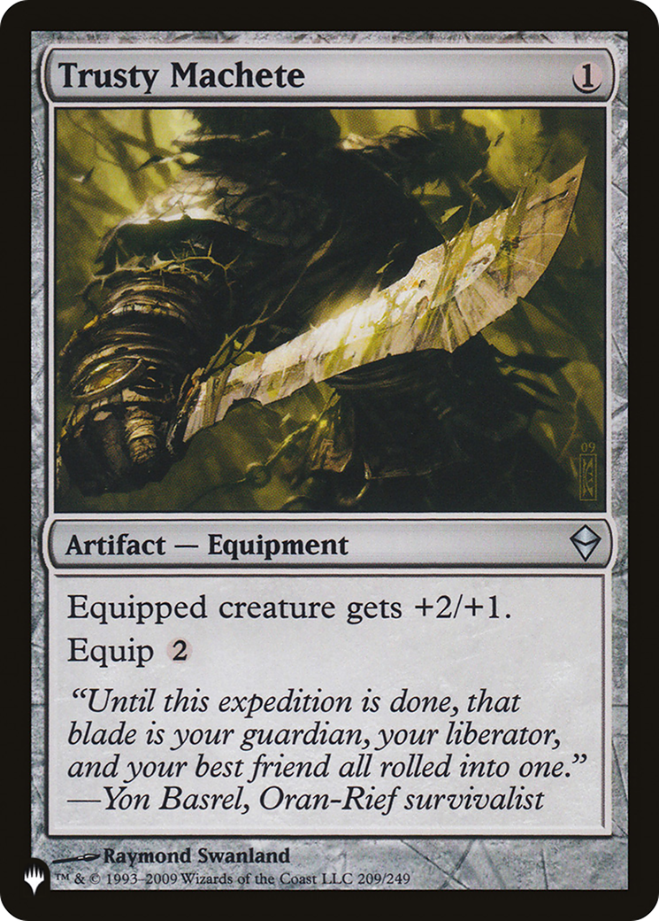 Trusty Machete (LIST-ZEN-209)  - The List
