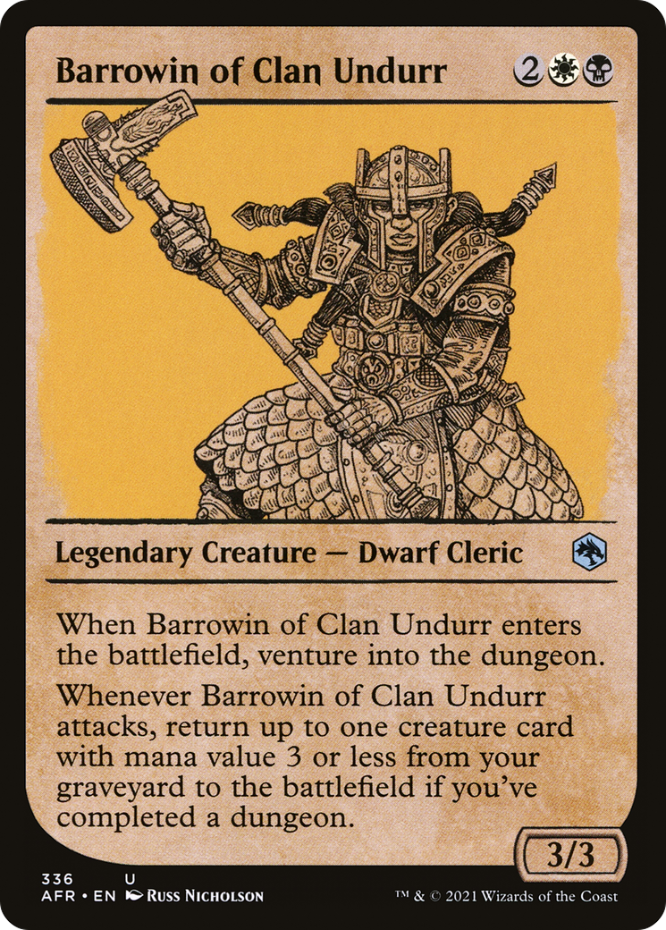 Barrowin of Clan Undurr (Showcase) (AFR-336) - Adventures in the Forgotten Realms: (Showcase)