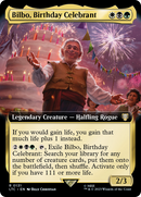 Bilbo, Birthday Celebrant (Extended Art) (LTC-131)  - Tales of Middle-earth Commander: (Extended Art)