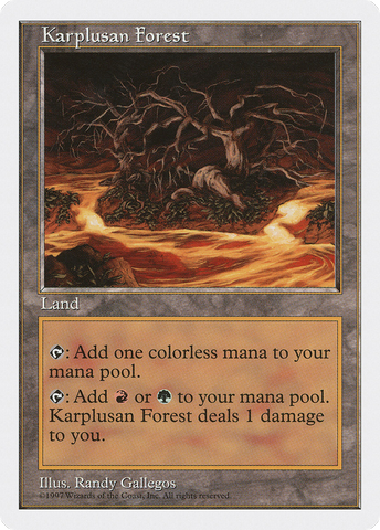 Karplusan Forest (5ED-)  - Fifth Edition