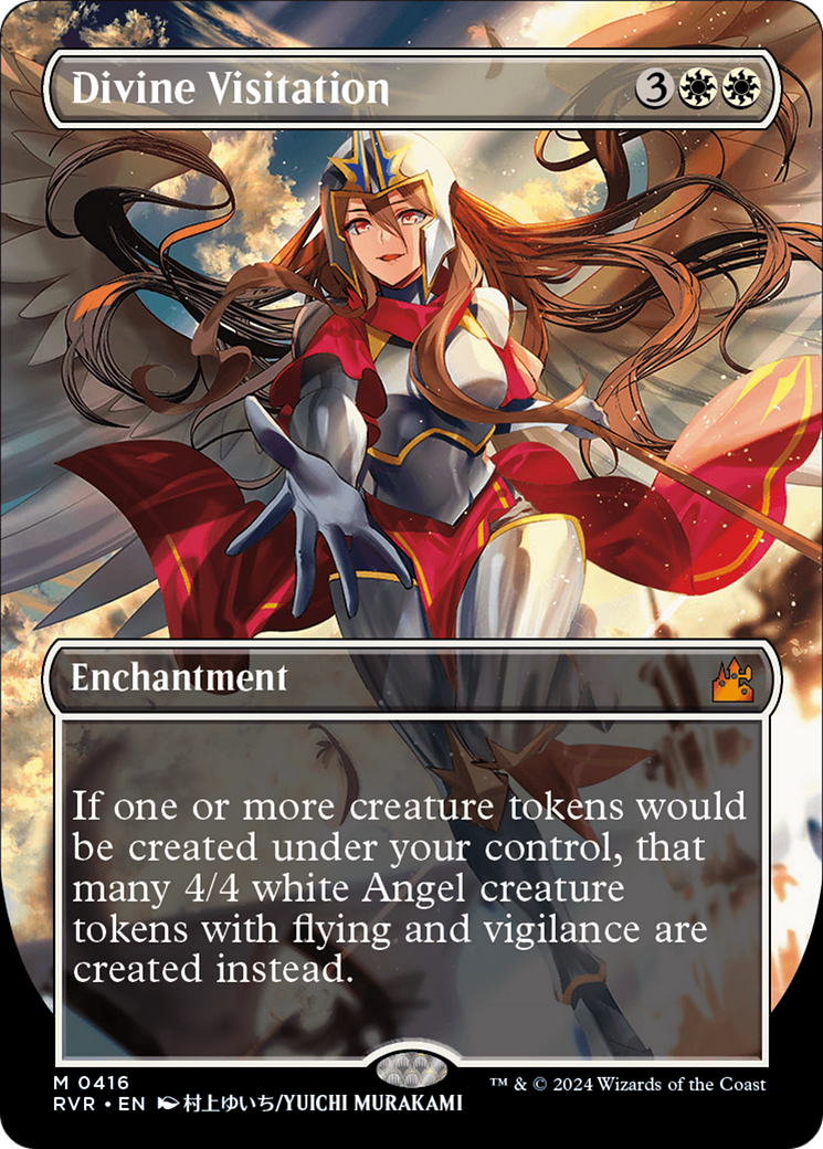 Divine Visitation (Anime Borderless) (RVR-416)  Foil - Ravnica Remastered