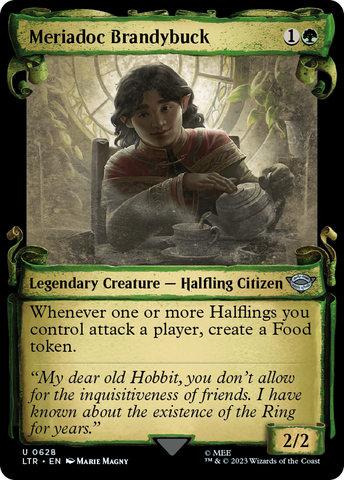 Meriadoc Brandybuck (Showcase Scrolls) (LTR-628) - The Lord of the Rings: Tales of Middle-earth: (Showcase) Foil