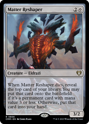 Matter Reshaper (CMM-806)  - Commander Masters