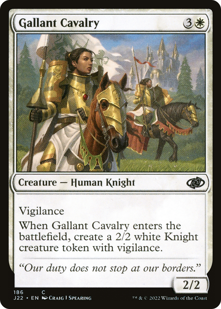 Gallant Cavalry (J22-186)  - Jumpstart 2022