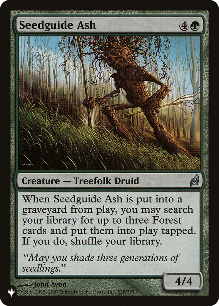 Seedguide Ash (LIST-235/301)  - The List