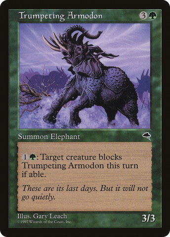 Trumpeting Armodon (TMP-262)  - Tempest