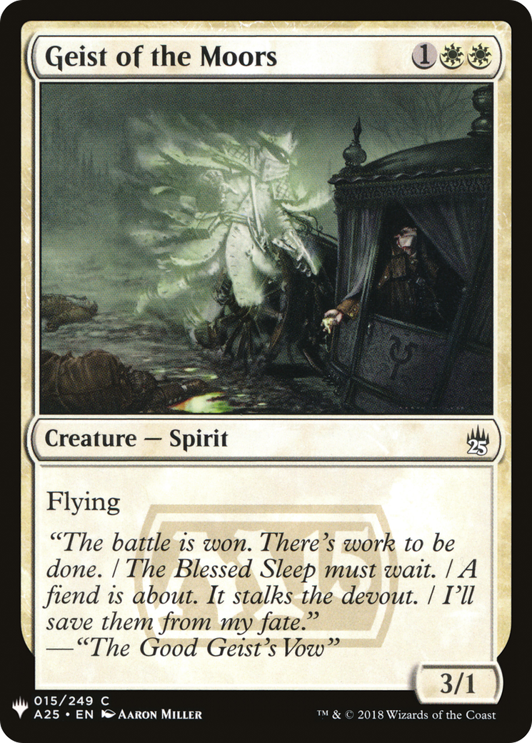 Geist of the Moors (LIST-A25-15)  - The List