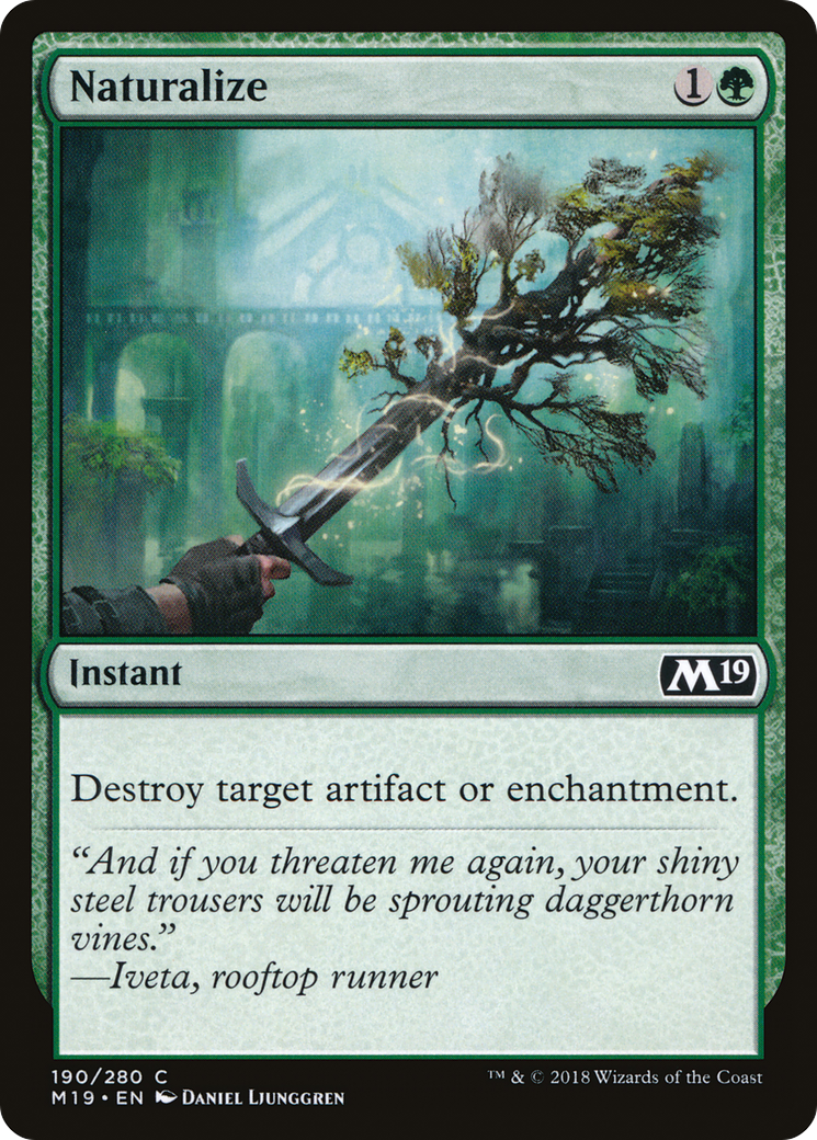 Naturalize (M19-190)  - Core Set 2019