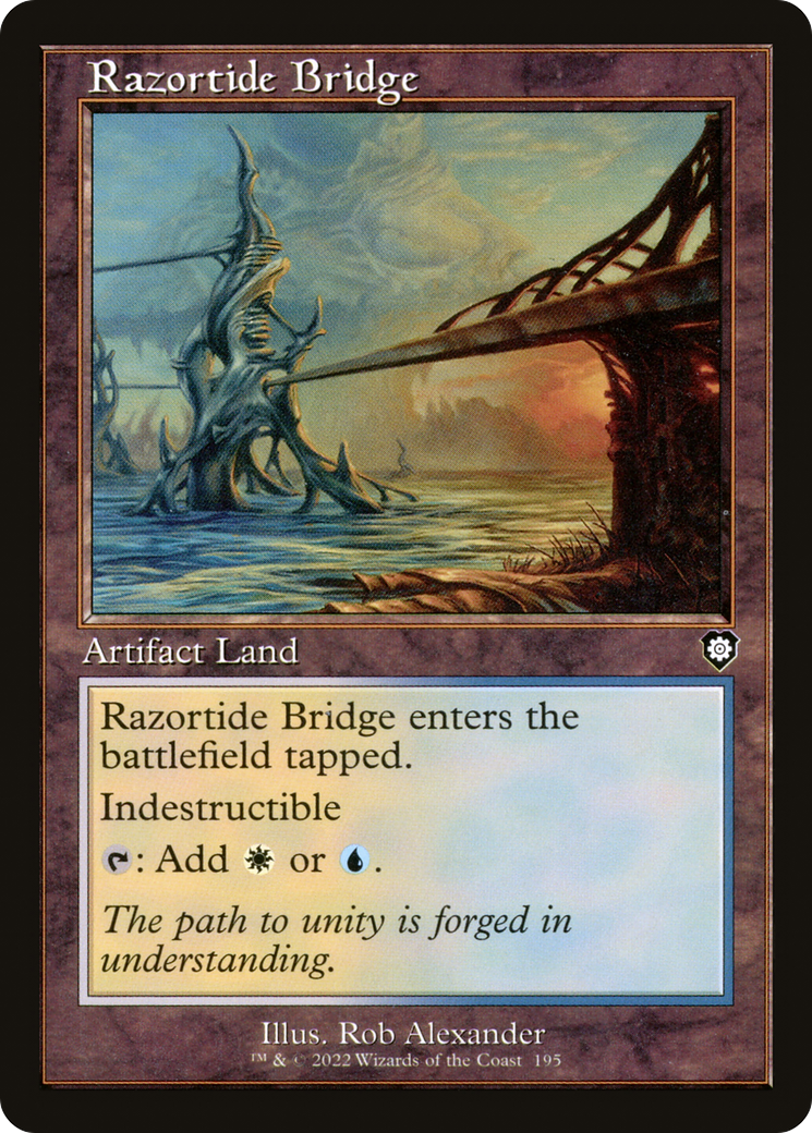 Razortide Bridge (Retro Frame) (BRC-195)  - The Brothers' War Commander