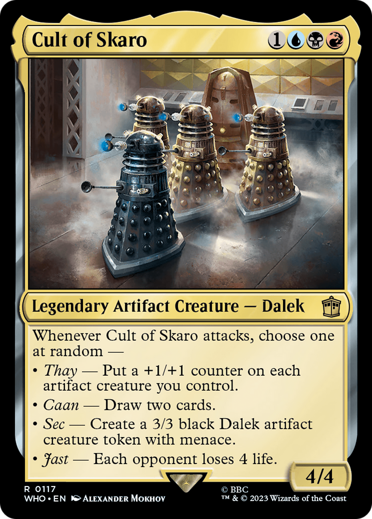 Cult of Skaro (WHO-117) - Doctor Who Foil