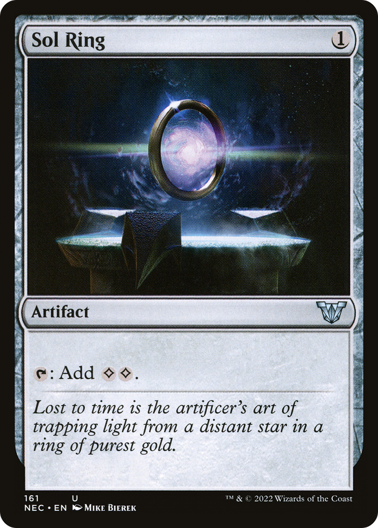 Sol Ring (NEC-161)  - Neon Dynasty Commander