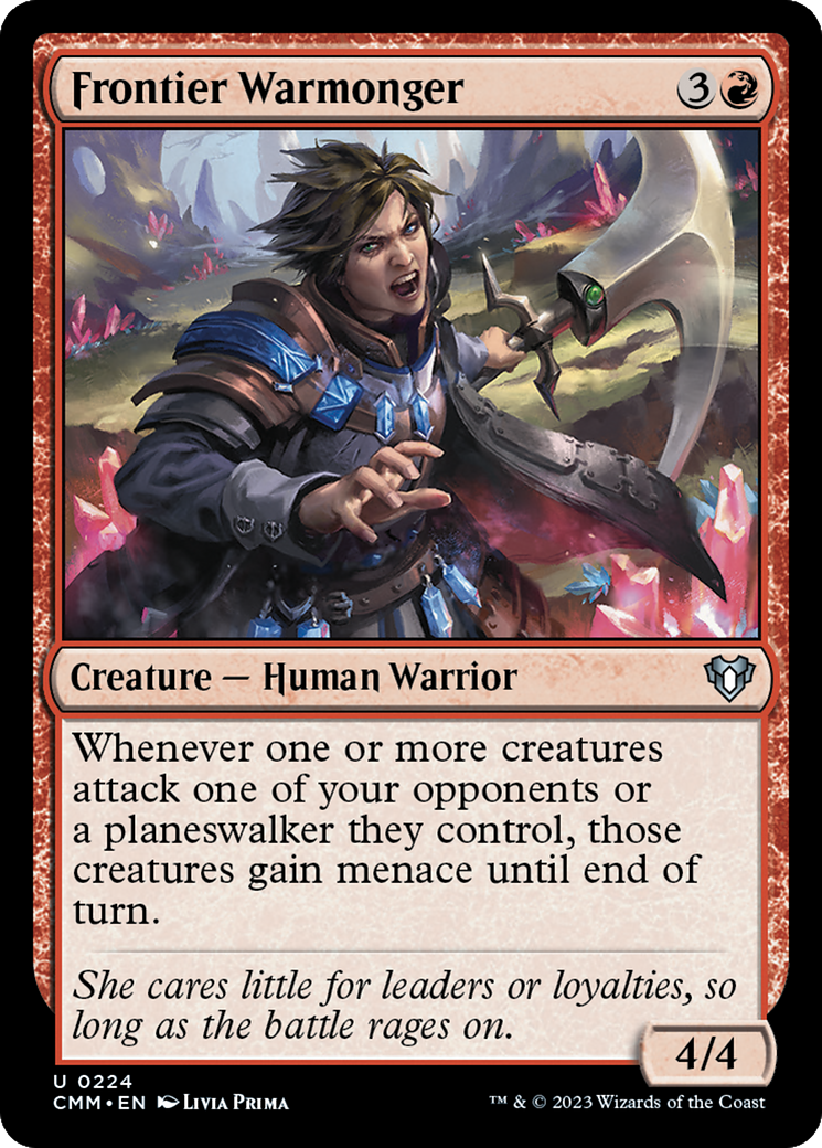 Frontier Warmonger (CMM-224)  - Commander Masters