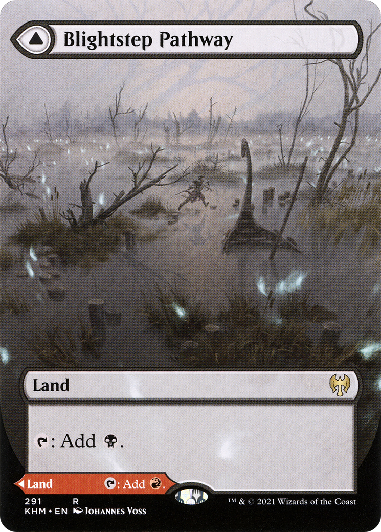 Blightstep Pathway (Borderless) (KHM-291)  Foil - Kaldheim: (Showcase)