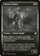 Clarion Cathars (DBL-014)  Foil - Innistrad: Double Feature