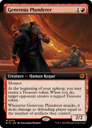 Generous Plunderer (Extended Art) (BIG-076)  - The Big Score: (Extended Art)