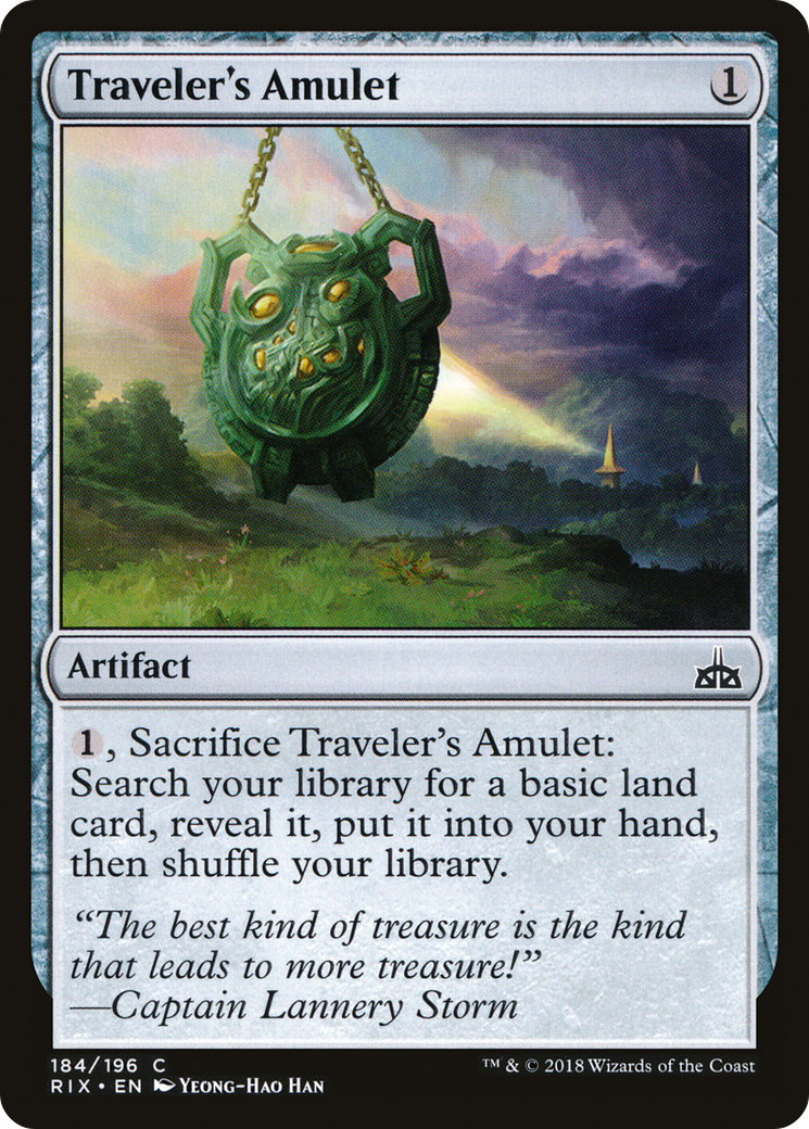Traveler's Amulet (RIX-184)  - Rivals of Ixalan