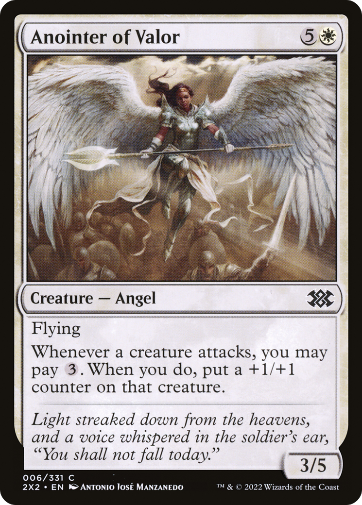 Anointer of Valor (2X2-006)  Foil - Double Masters 2022