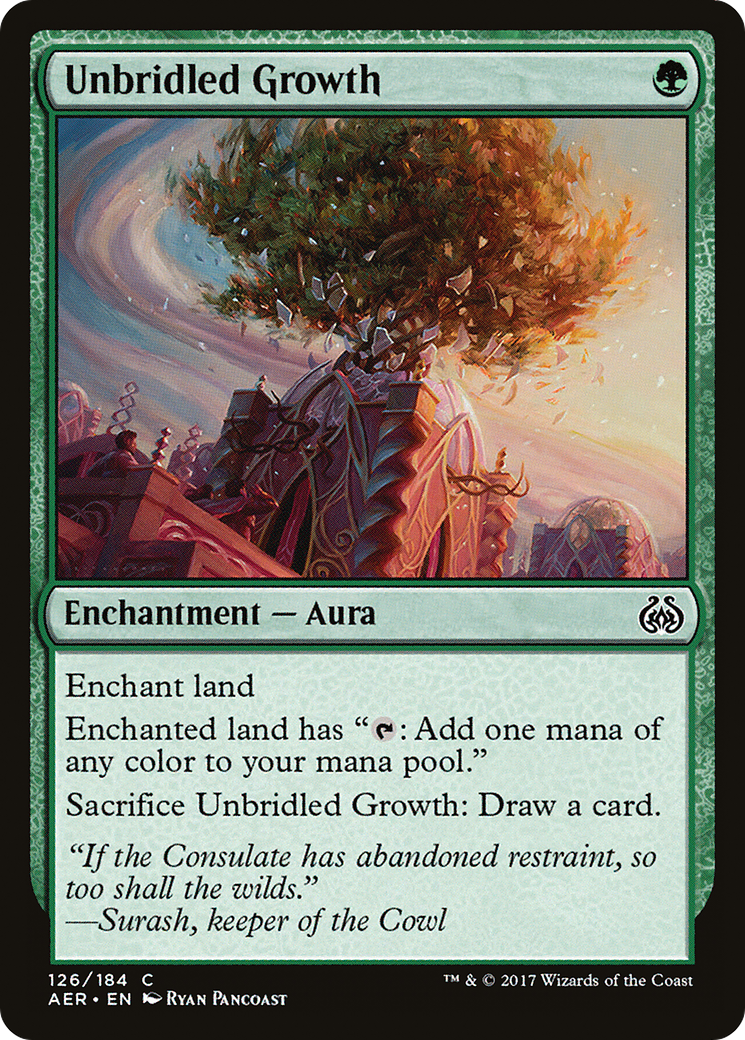 Unbridled Growth (AER-126)  - Aether Revolt
