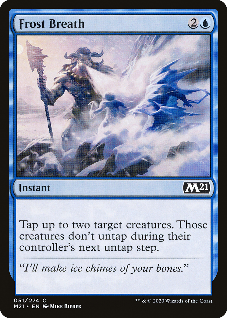 Frost Breath (M21-051)  Foil - Core Set 2021