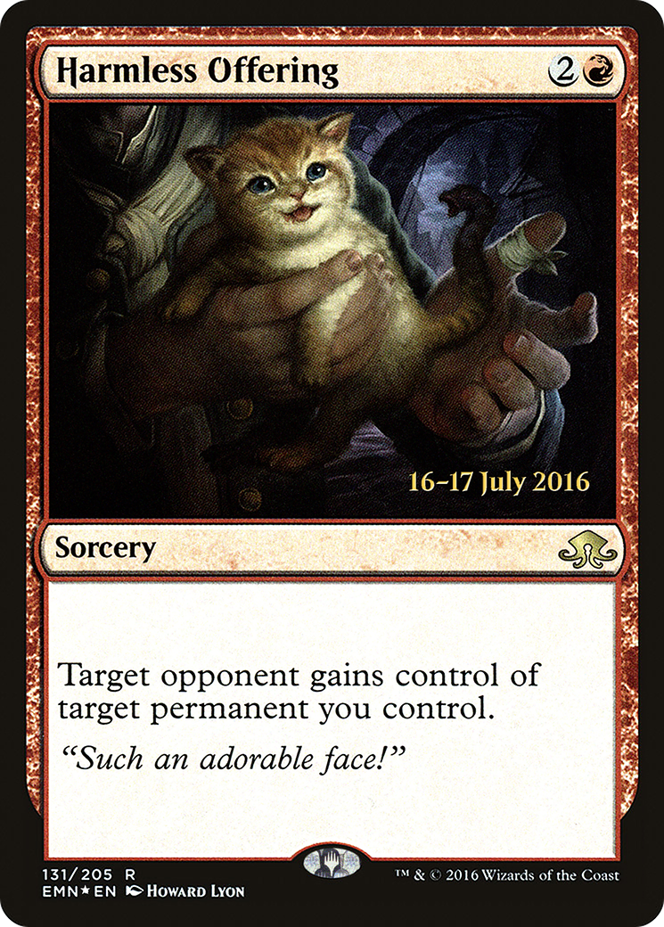 Harmless Offering (PRE-131)  Foil - Eldritch Moon Promos