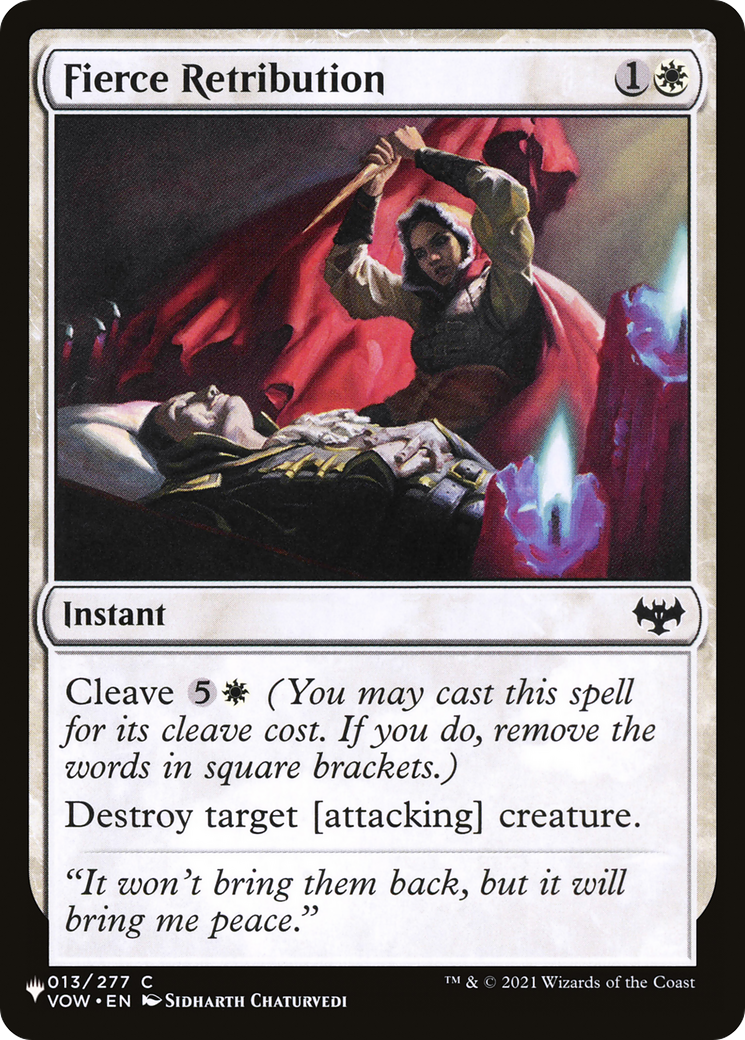 Fierce Retribution (LIST-VOW-13)  - The List