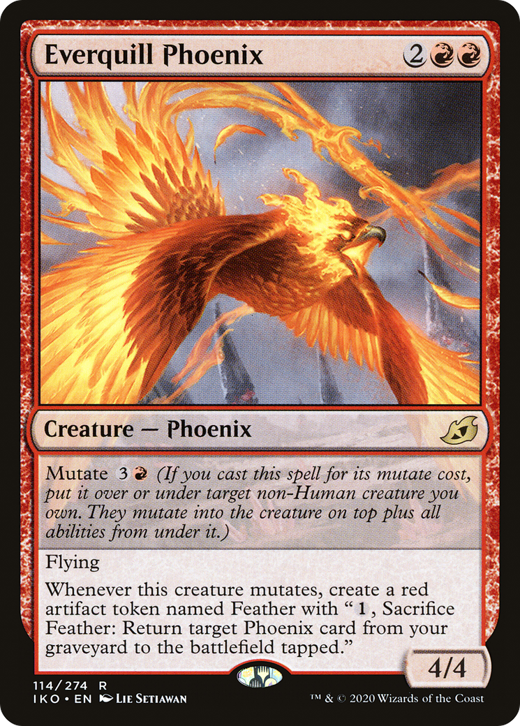 Everquill Phoenix (IKO-114)  - Ikoria: Lair of Behemoths