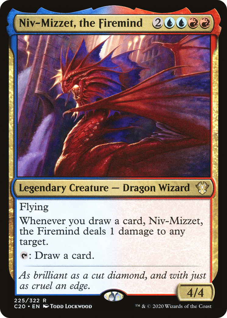 Niv-Mizzet, the Firemind (C20-225)  - Commander 2020