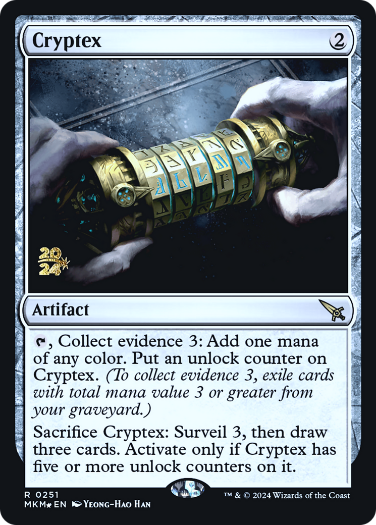 Cryptex (PRE-251)  Foil - Murders at Karlov Manor Promos