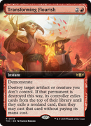 Transforming Flourish (Extended Art) (TDC-079) - Commander: Tarkir: Dragonstorm: (Extended Art)