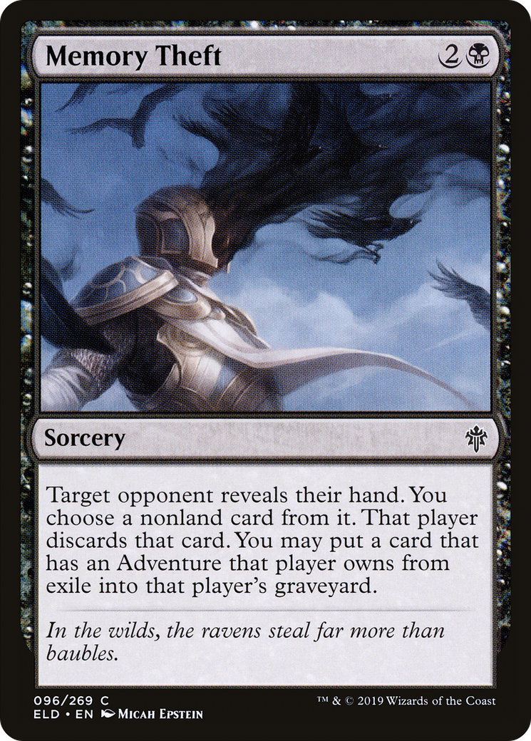 Memory Theft (ELD-096)  Foil - Throne of Eldraine