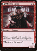 Alluring Suitor (VOW-141)  Foil - Innistrad: Crimson Vow: (Double Faced Transform)