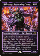 Hidetsugu, Devouring Chaos (Showcase) (NEO-378)  Foil - Kamigawa: Neon Dynasty: (Showcase)