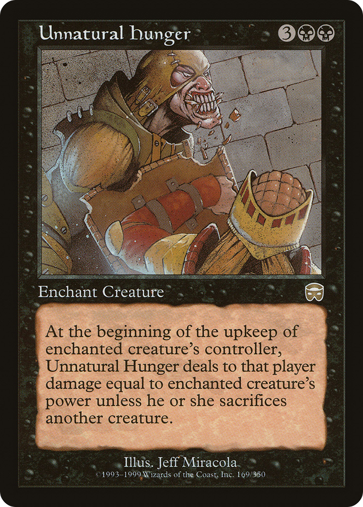 Unnatural Hunger (MMQ-169)  Foil - Mercadian Masques