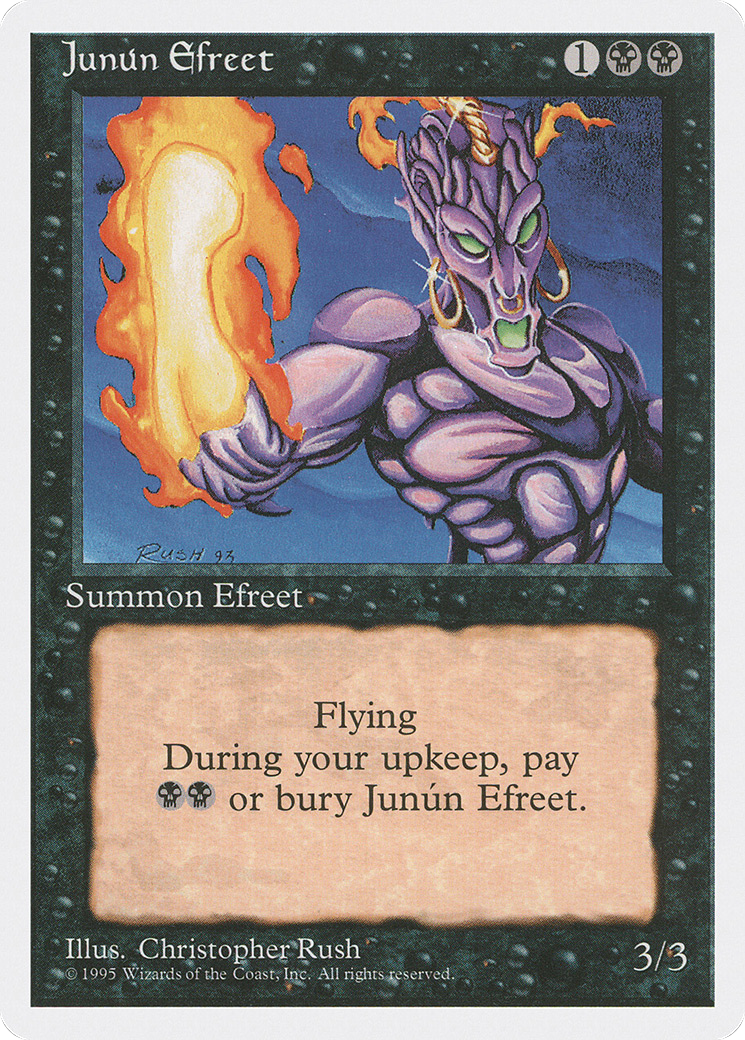 Junun Efreet (4ED-027)  - Fourth Edition