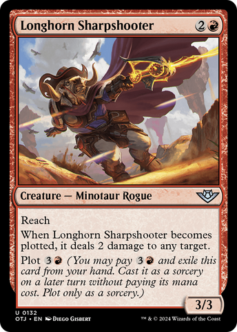 Longhorn Sharpshooter (OTJ-132)  - Outlaws of Thunder Junction