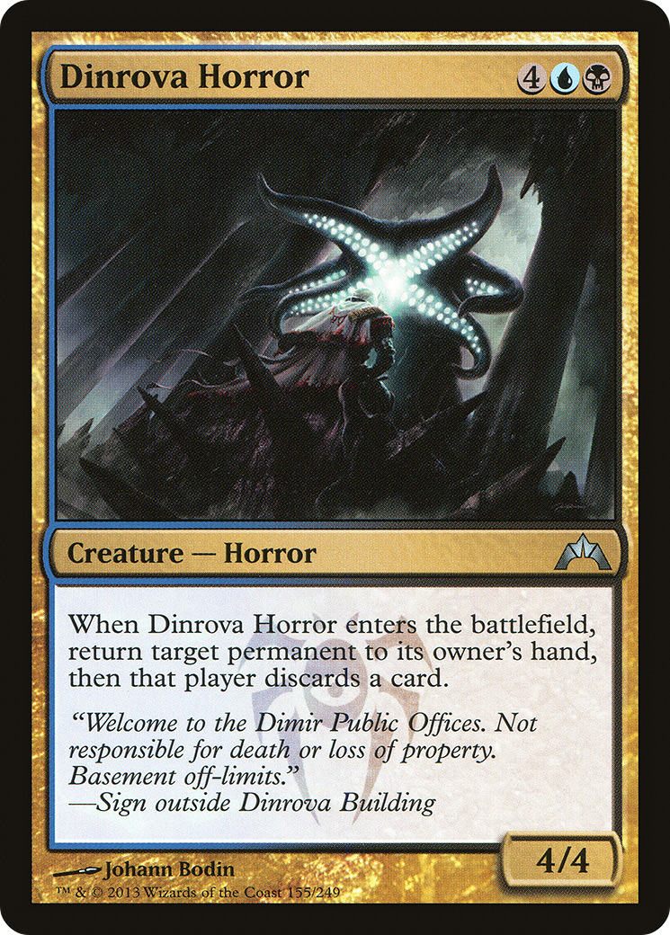 Dinrova Horror (GTC-155)  - Gatecrash