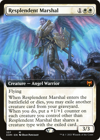 Resplendent Marshal (Extended Art) (KHM-337) - Kaldheim: (Extended Art) Foil