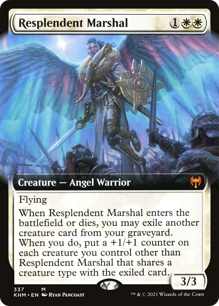 Resplendent Marshal (Extended Art) (KHM-337)  - Kaldheim: (Extended Art)