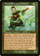 Nissa, Resurgent Animist (Retro Frame) (MAT-072)  - March of the Machine: The Aftermath: (Showcase)
