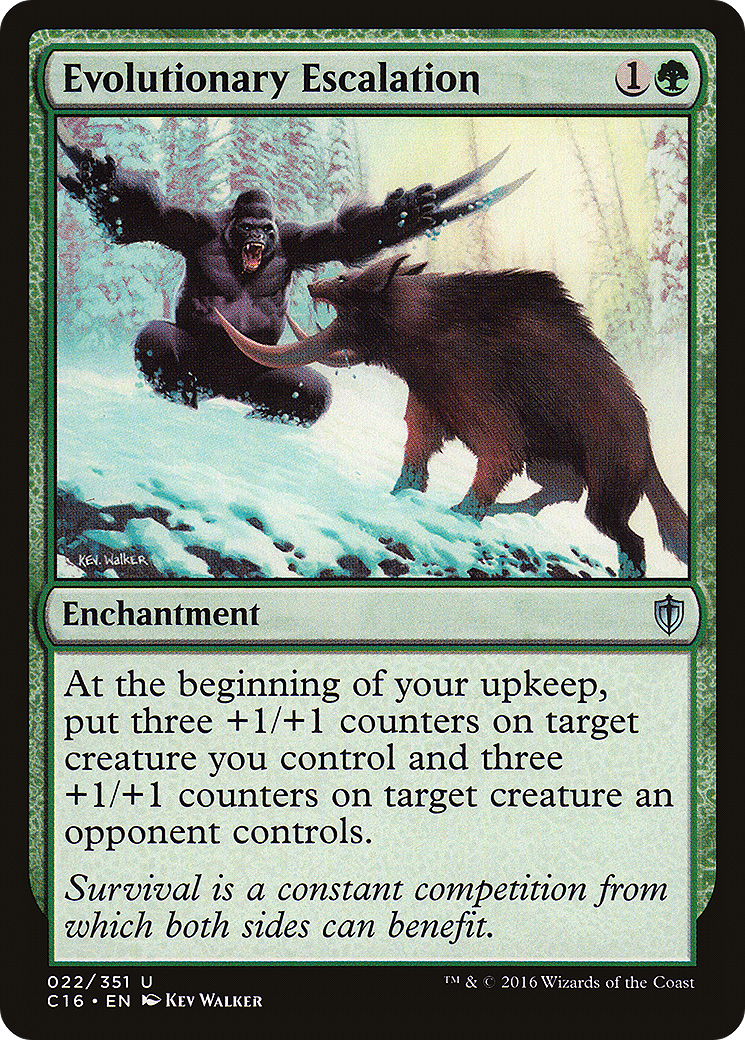 Evolutionary Escalation (C16-022)  - Commander 2016